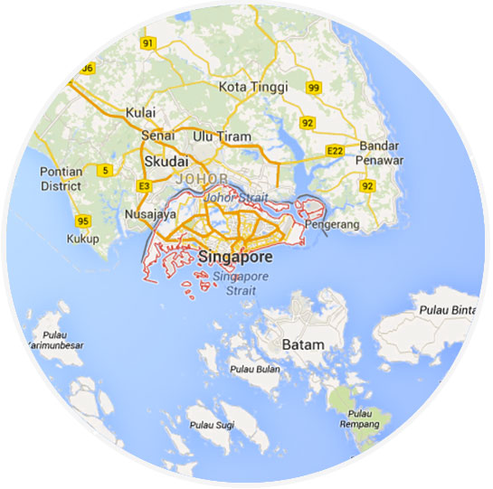 map Singapore